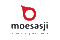Moesasji vlijmscherp tekstwerk logo